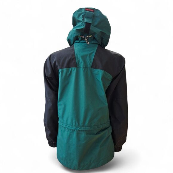 Marmot GORE-TEX Waterproof Shell Vented Hooded Jacket Womens Sz S Ski Winter Vtg - Picture 3 of 14